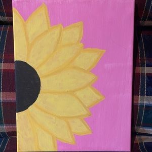 Gloss finished canvas painting